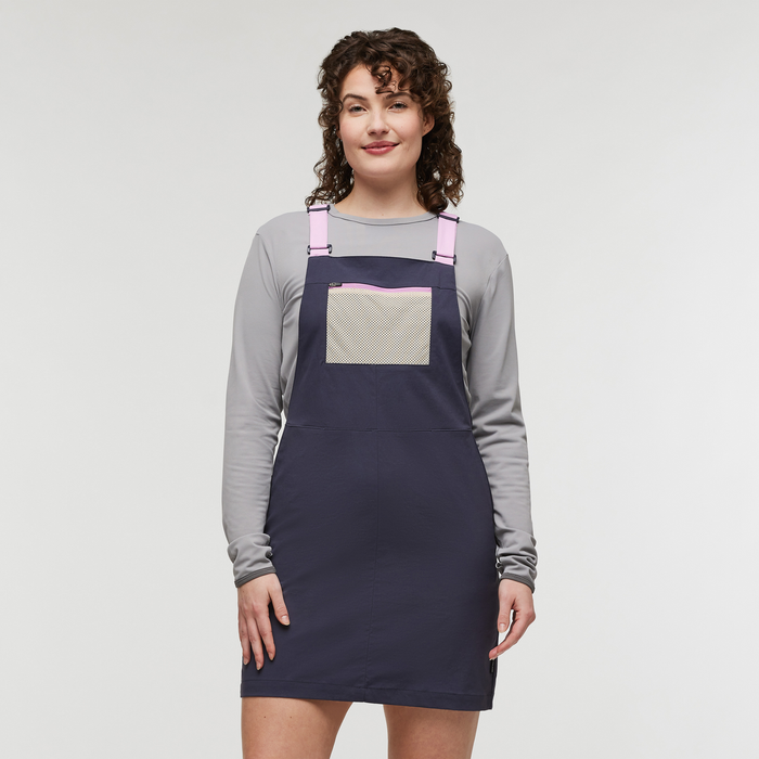Cotopaxi Women's Tolima Overall Dress in Graphite Gray Cotopaxi Women's Tolima Overall Dress in Graphite Gray