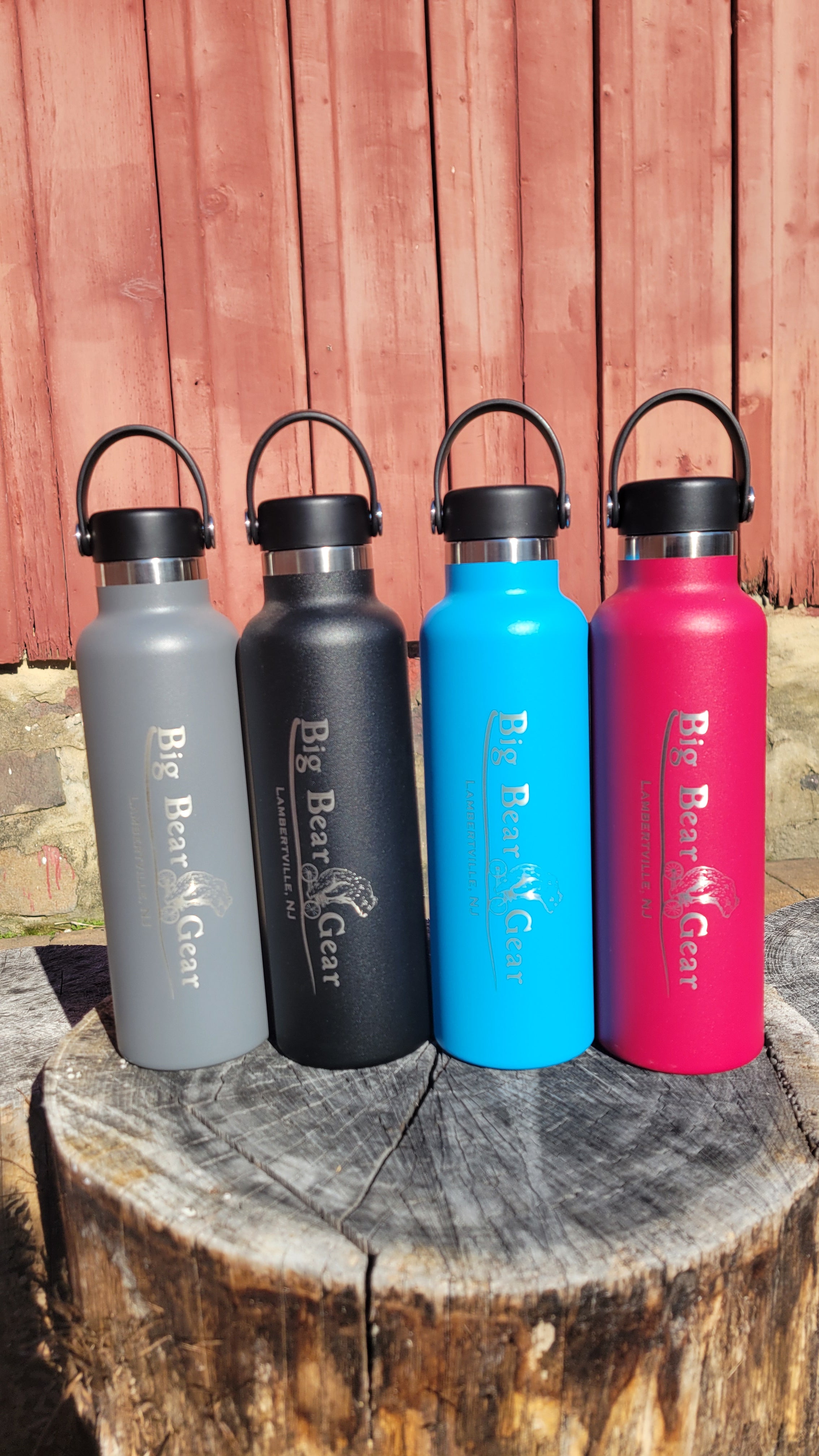 Big Bear Gear Hydro Flask 21 oz Big Bear Gear Logo