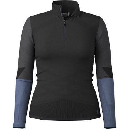 Smartwool - Women's Classic Thermal Merino Base Layer Colorblock 1/4 Zip