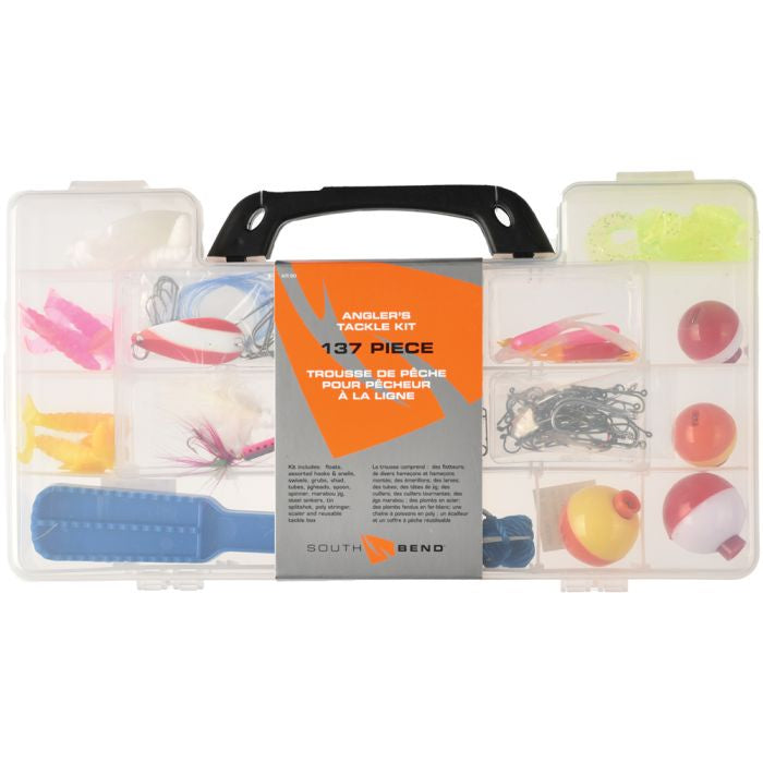 South bend - 137 Piece Anglers Tackle Kit