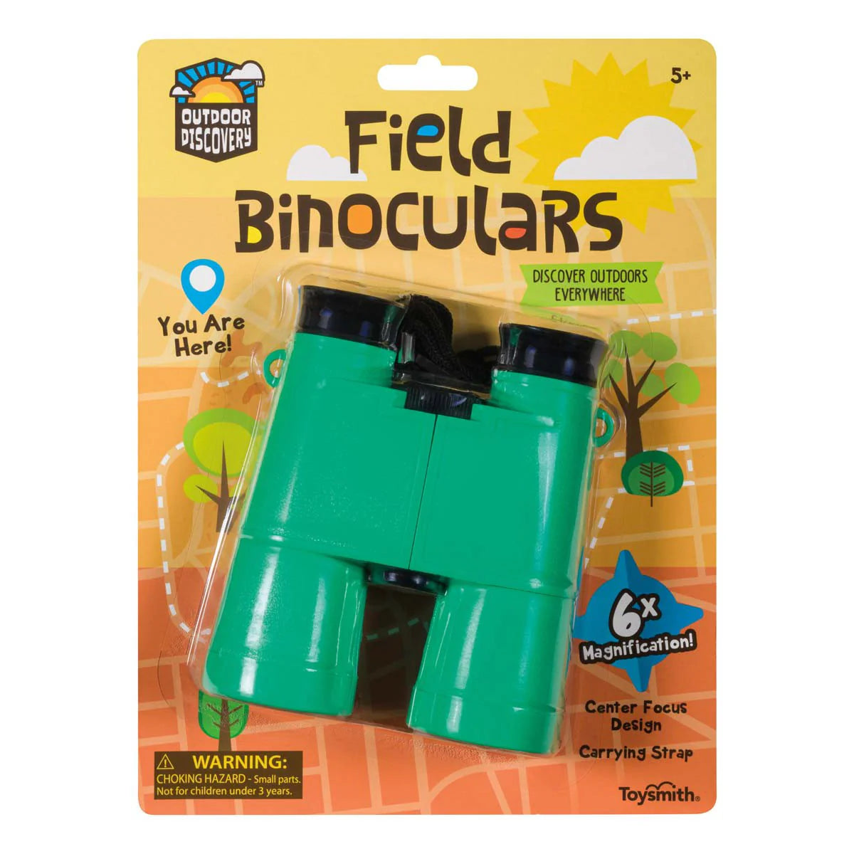 Toysmith - Outdoor Discovery Field Binoculars Assorted Colors