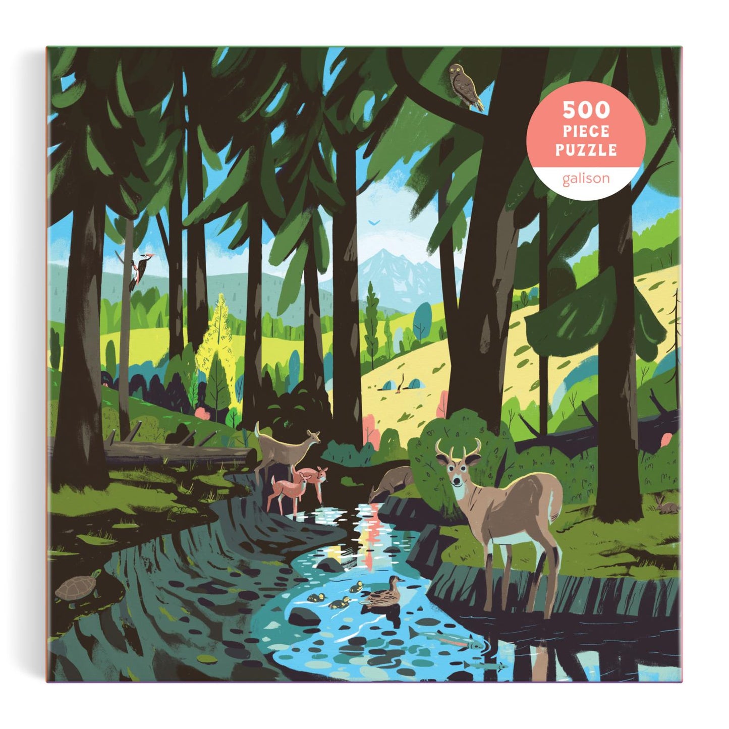 Galison - Woodland Pass 500 Piece Puzzle
