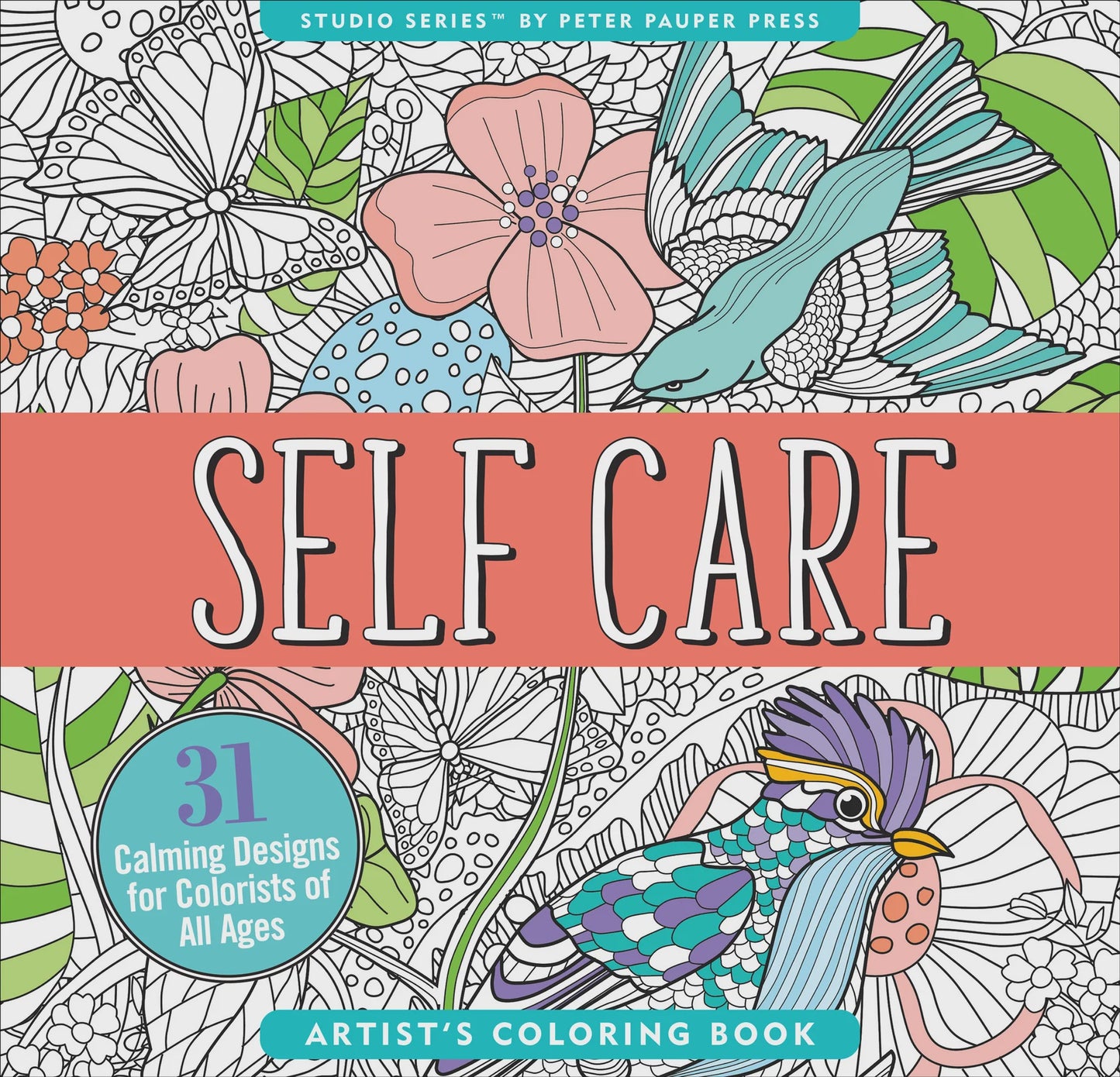 Peter Pauper Press - Self Care Artist's Coloring Book