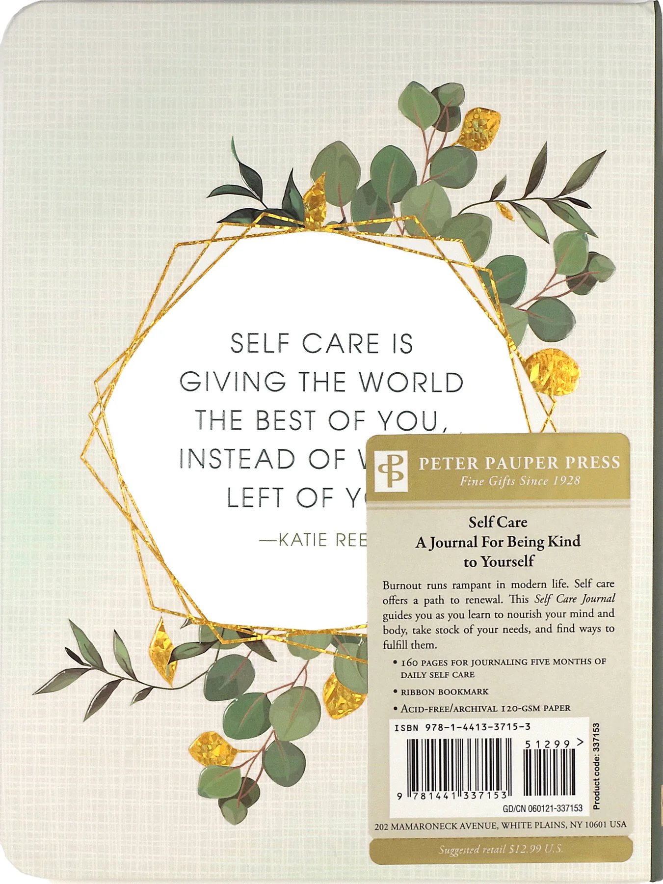 Peter Pauper Press - Self Care Journal