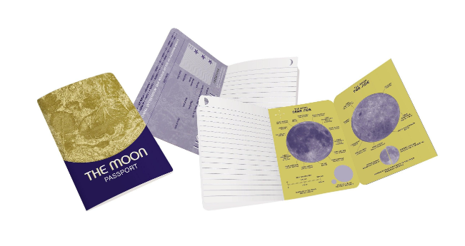 Moon Passport Notebook
