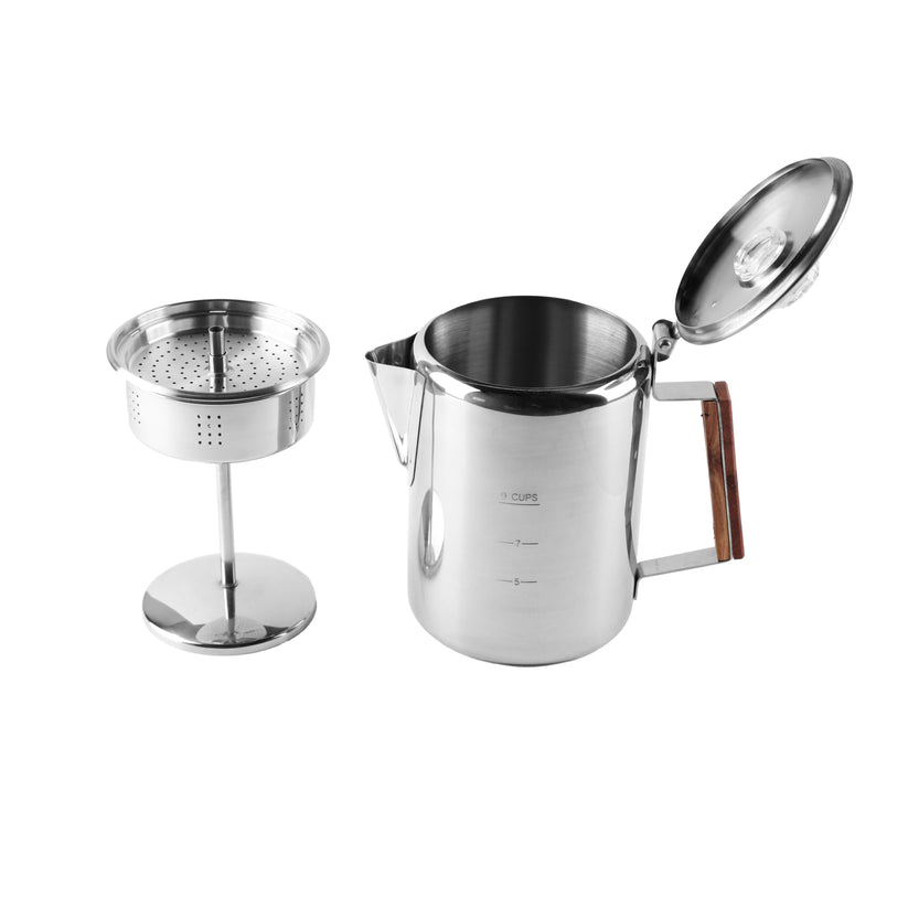 Coghlans - Coffee Pot, Stainless, 9 Cups