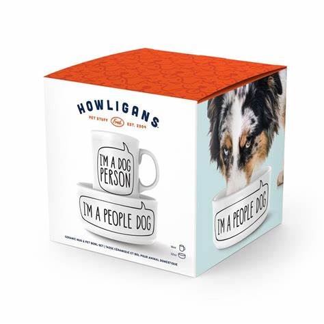 Fred - Howligans Mug + Dog Bowl Set