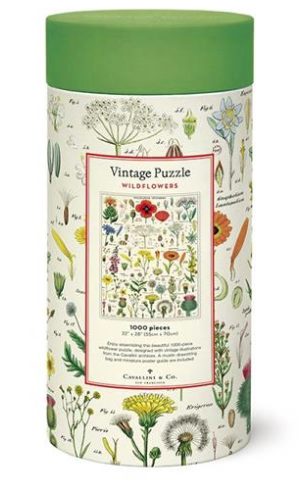 Cavallini Papers - Wildflowers Vintage Puzzle