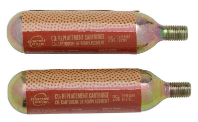 Planet Bike - 25g CO2 Cartridges, 2 pack