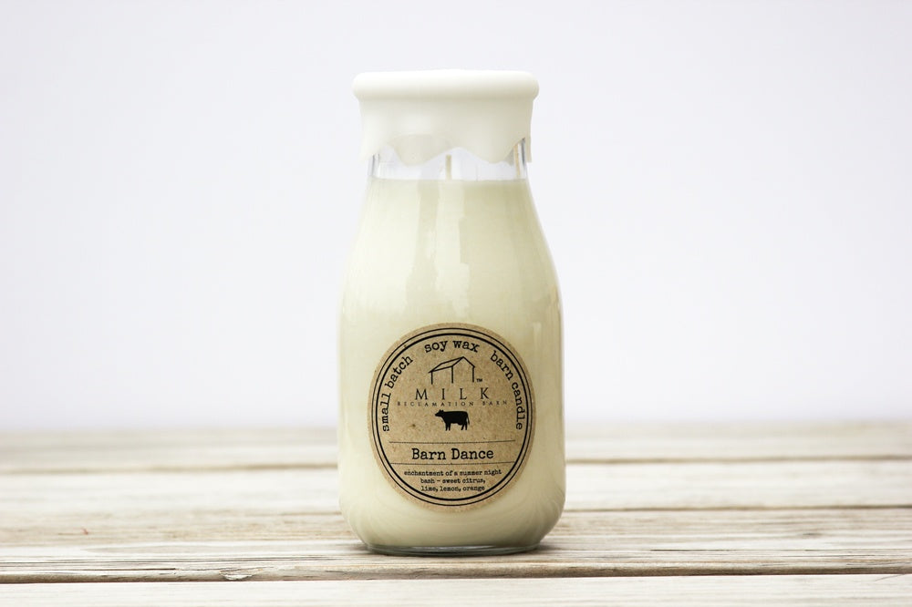 Milk Reclamation Barn - Milk Bottle Candle