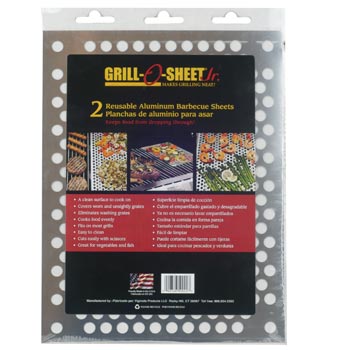 BBQ SHEETS ALUM 2PK 9"x12"