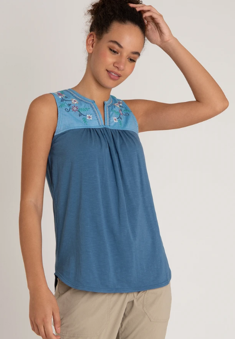 Sherpa - Shaanti Embroidered Tank Top