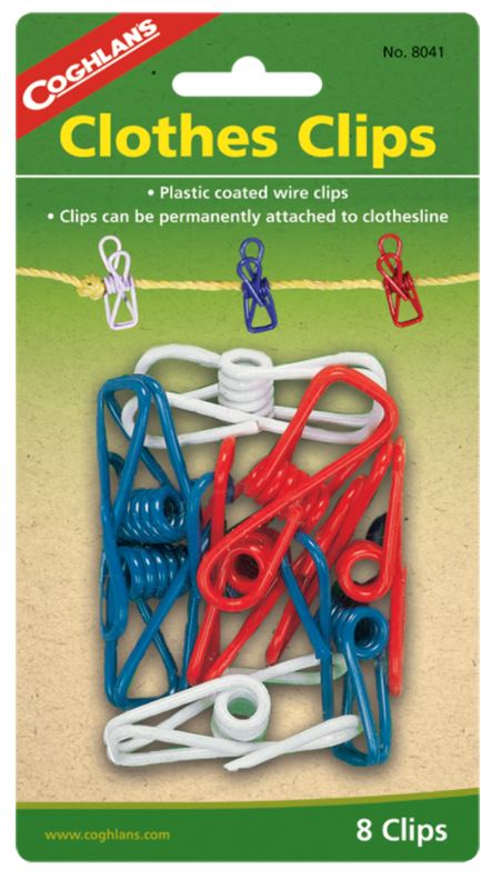 Coghlan's - Clothes Clips, 8 Pack