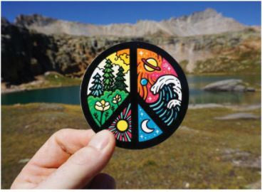 Sticker Art - Peace Sticker