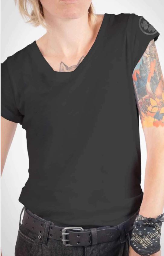 Dovetail - Woman's Solid V-Neck Tee