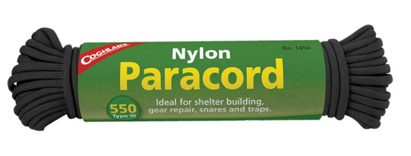 Coghlan's - Paracord 50' Black
