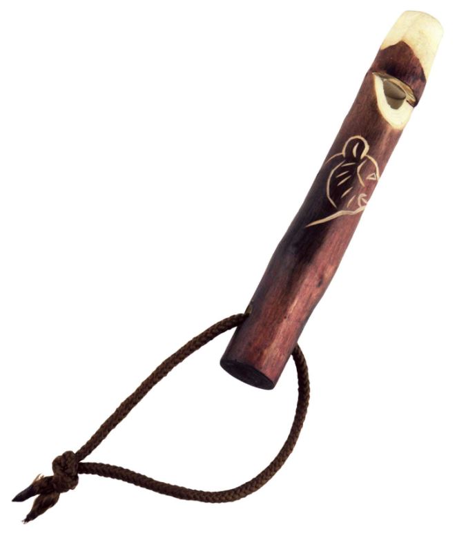 Wilcor - Wood Carved Whistle, Assorted