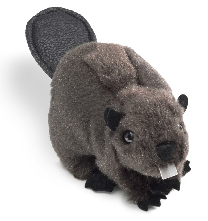 Folkmanis - Mini Beaver Finger Puppet