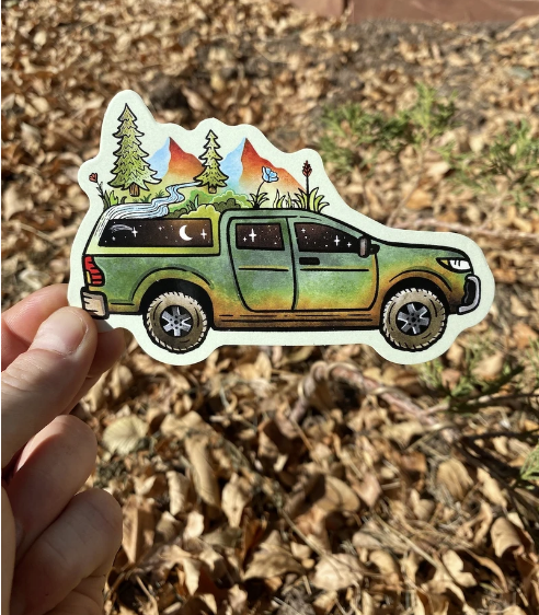 Sticker Art - Road Trip! Sticker