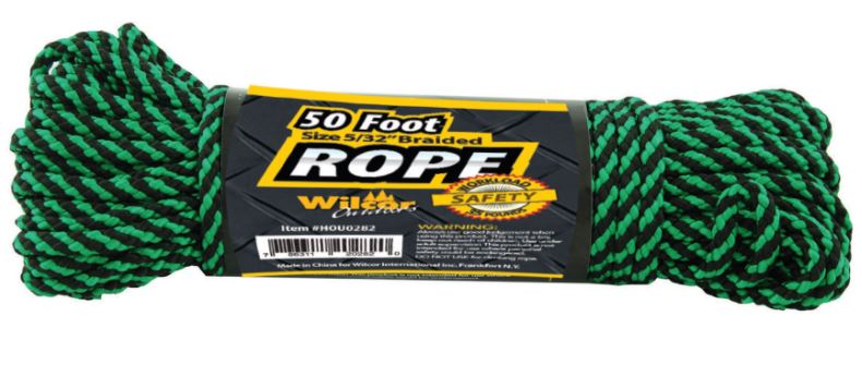 Wilcor - Utility Rope 5/32"x 50"