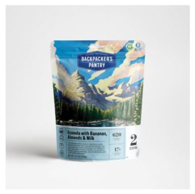 Backpacker's Pantry - Granola with Bananas, Almonds, and Milk