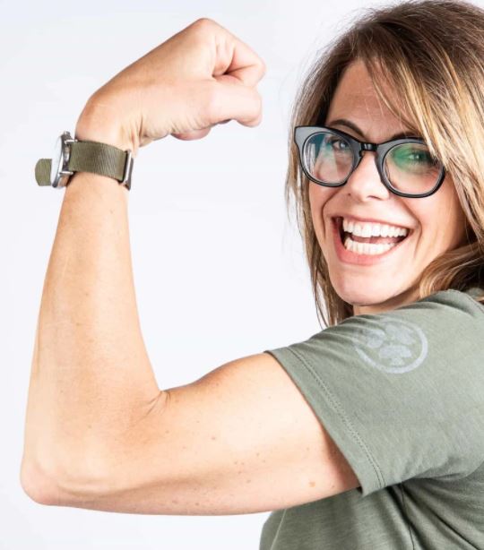 Dovetail - Woman's Solid V-Neck Tee