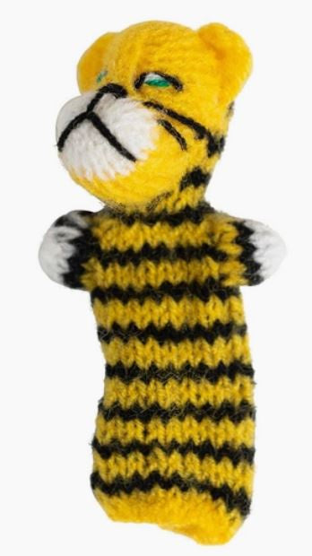 Ten Thousand Villages - Tiger Finger Puppet