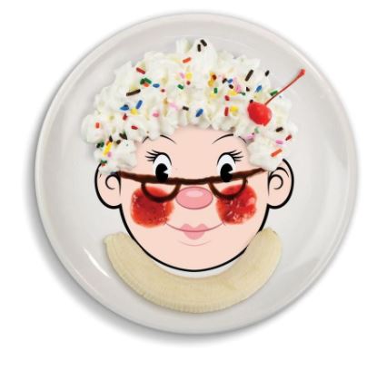 Fred - Food Face Ceramic Activity Plate