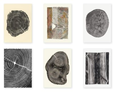 Woodcut Postcards by Bryan Nash Gill