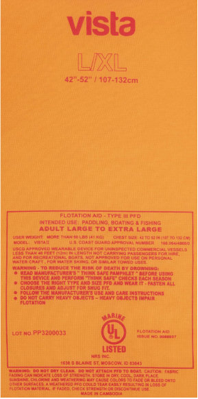 NRS - Vista PFD Life Jacket