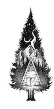 Sticker Art - Cabin Sticker