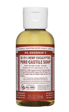 Dr. Bronner's Eucalyptus Liquid Soap (2oz)