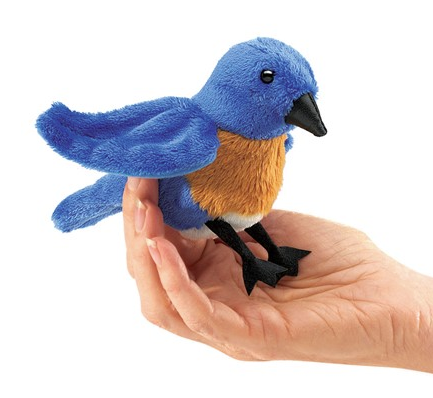 Folkmanis: Mini Bluebird Puppet