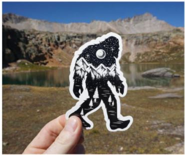 Sticker Art - Sasquatch Sticker