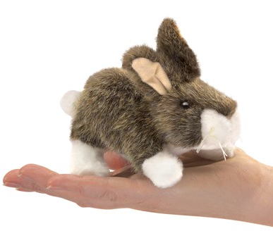 Folkmanis: Mini Cottontail Rabbit Puppet