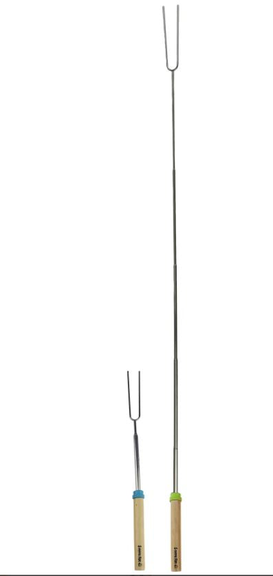 Wilcor - S'mores Extending Roasting Forks, 6 pack