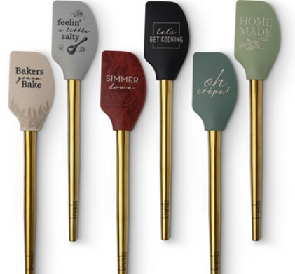 Krumbs Kitchen: Elements Spatula w/ Metallic Gold Handle