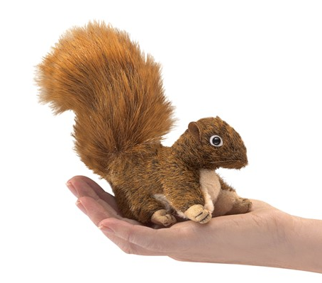 Folkmanis: Mini Red Squirrel Puppet