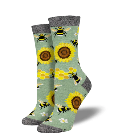 Socksmith: Women's Bamboo "Honey in the Bank" Socks
