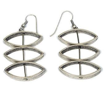 Silk Wool and Bijoux - Evening Serande Earrings