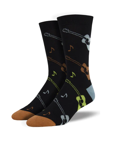 Socksmith: Men's Bamboo "Listen to the Music" Socks