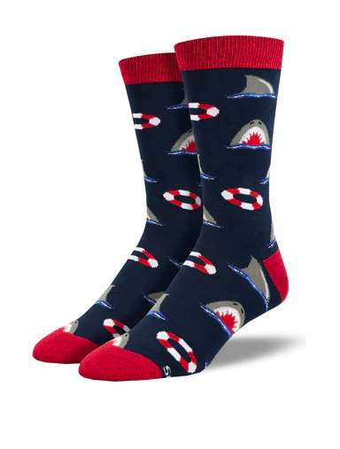 Socksmith: Men's Bamboo "Chumming the Water" Socks