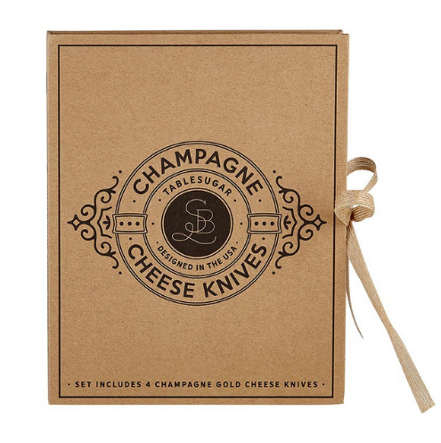 Santa Barbara Design Studio: Champagne Gold Cheese Knives