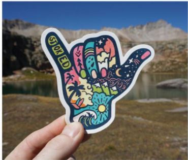 Sticker Art - Stoked Sticker