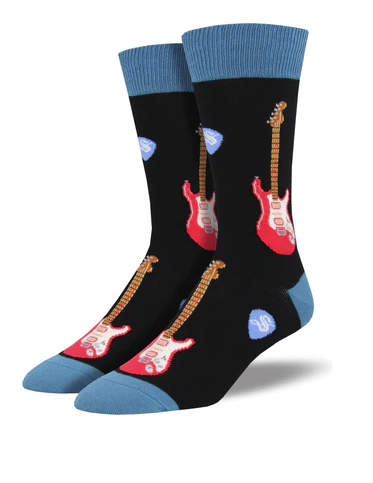 Socksmith: Men's " Electric Guitars" Socks