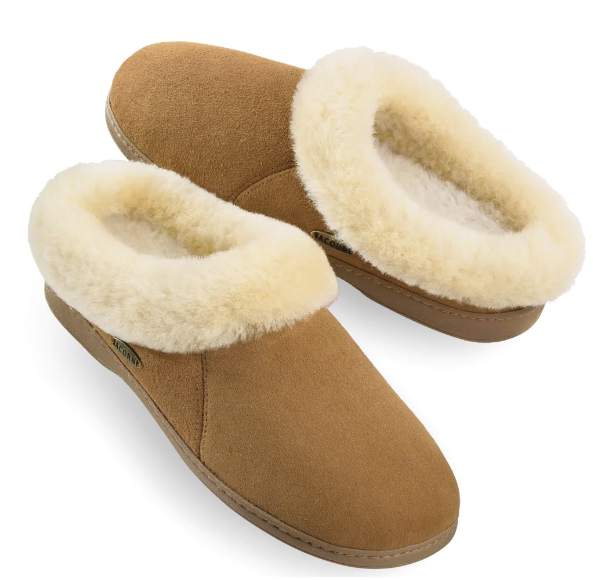 Acorn - Women's Shearling Collar Slippers
