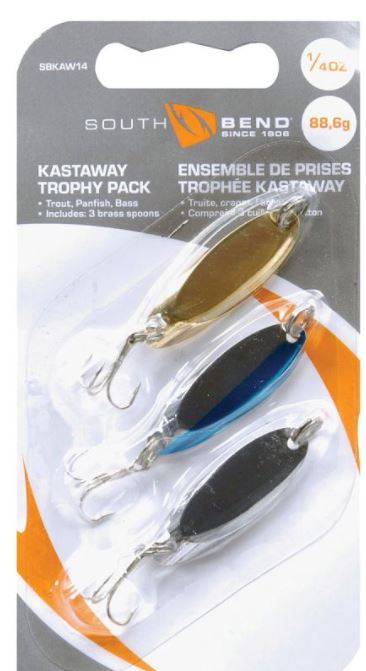 Kastaway Trophy 3-Pack Lures - 1/4 oz.