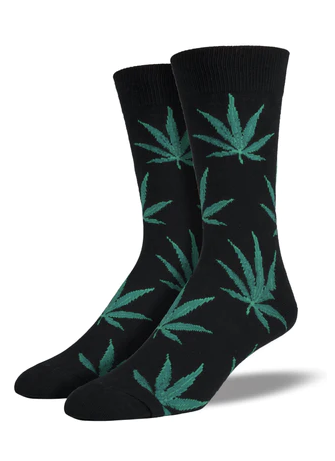Socksmith: Men's "Pot Leaves" Socks