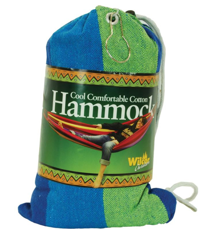 Wilcor -Single Hammock, assorted colors