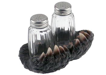 Bear Paw Salt and Pepper Holder
